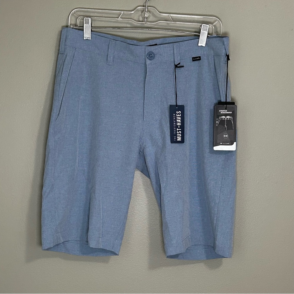 Nwt Travis Mathew beck shorts 10 inch blue size 42 men’s golf